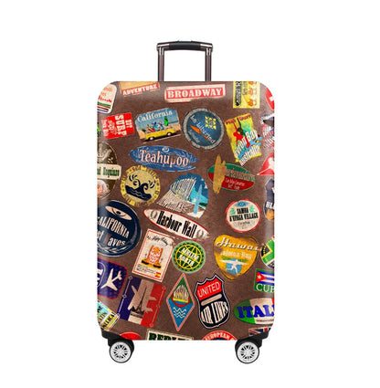 Colourfull Luggage Protective Cover - A.I.C.O