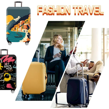 Colourfull Luggage Protective Cover - A.I.C.O