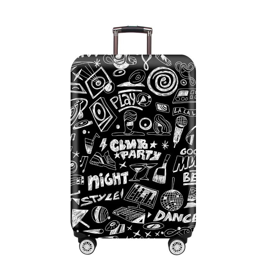 Colourfull Luggage Protective Cover - A.I.C.O