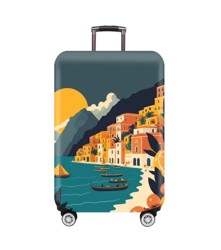 Colourfull Luggage Protective Cover - A.I.C.O