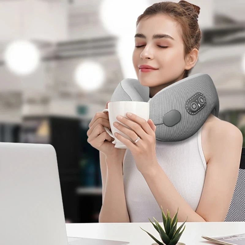 Massage Travel Neck Pillow - A.I.C.O