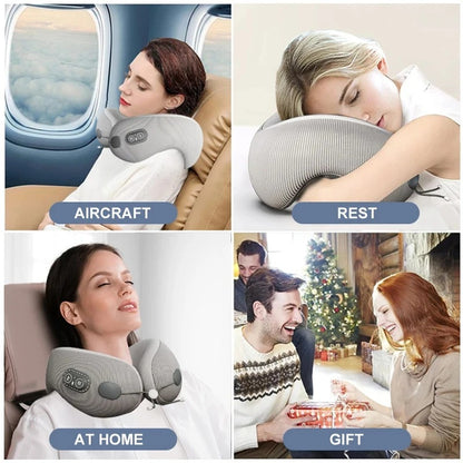 Massage Travel Neck Pillow - A.I.C.O