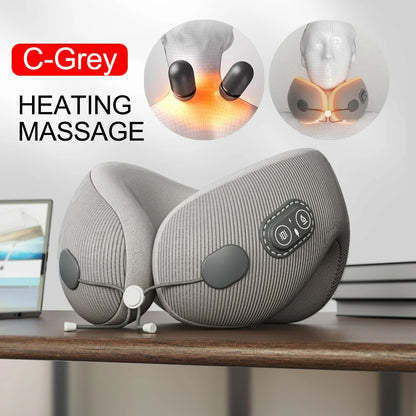 Massage Travel Neck Pillow - A.I.C.O